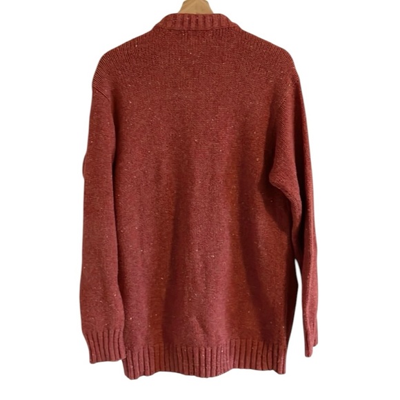 Denim & Supply Ralph Lauren Vintage Knit Cardigan‎ Women’s Size Large Orange Red - Picture 2 of 5